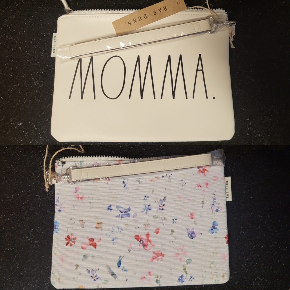 Rae Dunn Momma Wristlet Pouch